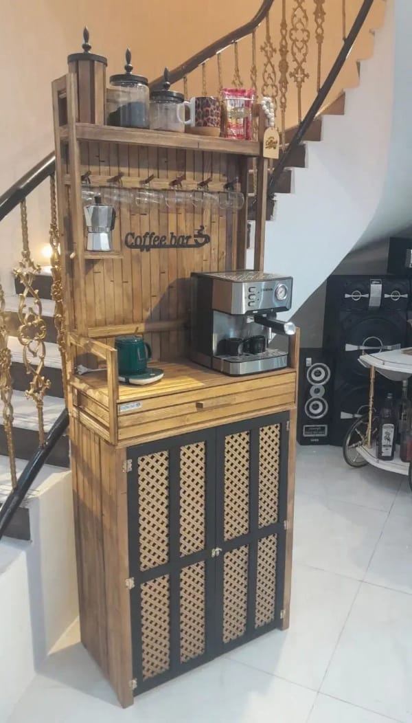 تولید کافه بار چوبی شکرزاده در ارومیه